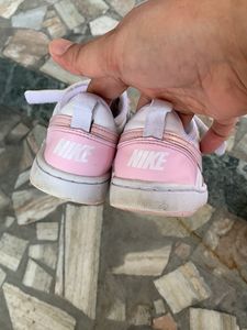 Nike Pink &amp; White Sneakers