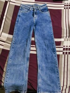 Wide Leg Denim Jeans
