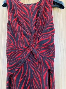 Party Wear Red Gown