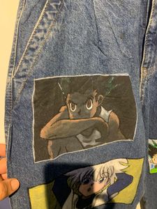 Anime Patch Denim Pants