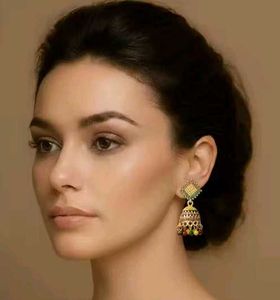 5 Stunning ocidized Jhumka Earring Set