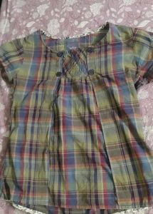 Plaid Short Sleeve Shirt