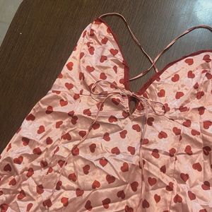 Coquette Babydoll Satin Dress