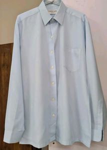 nine a.m. Sky Blue Shirt