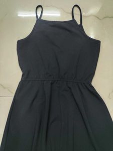 Girls Black California Graphic Dress