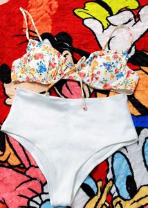 Floral Bikini Top with beautiful Bottom