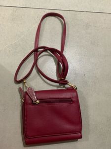 Stylish Red Crossbody Bag