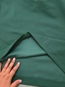 Uniqlo Boxy Green Top