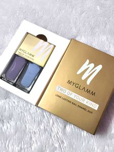 MyGlamm Nail Polish Duo wine testing