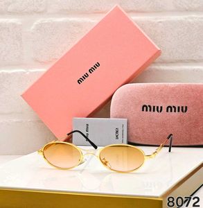 Miu Mi Oval Sunglasses