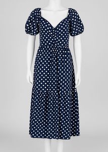 Polka Dot Midi Dress