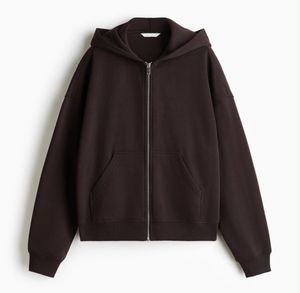 H&amp;M Brown Zip-Up Hoodie