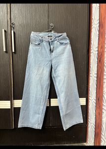 Light Wash Wide Leg Jeans