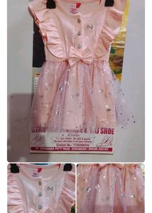 Cute Pink Star Dress