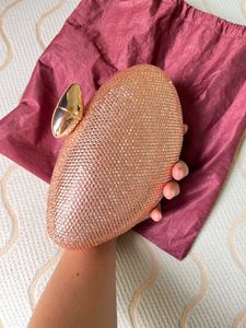 Sparkling Rose Gold Clutch