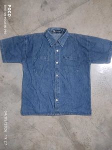 DENIM BOXY FIT SHIRT