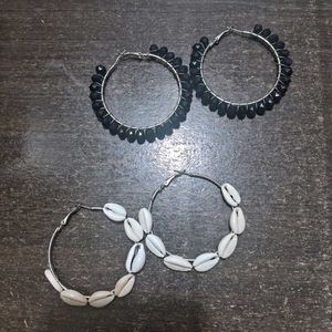 Boho Hoop Earrings Set