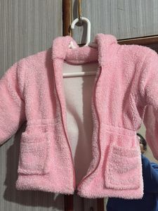 Cute Pink Fleece Jacket