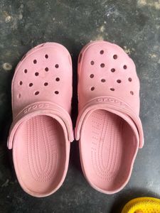 Pink Crocs