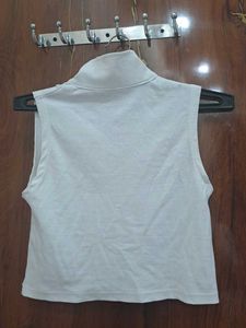 Sleeveless Mock Neck Top