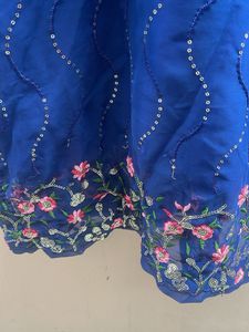 Royal Blue Embroidered Kurta