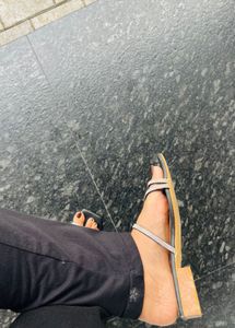 Sparkling Strappy Heeled Sandals party wear flats