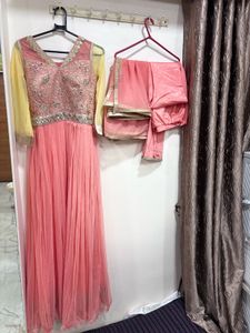 Elegant Pink Kurta Set with Dupatta