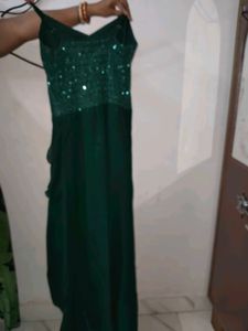 Stunning Sequin &amp; Chiffon Maxi Dress