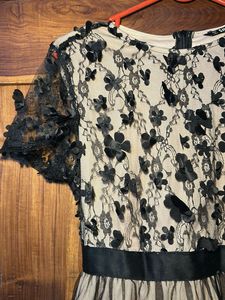 Elegant Black Lace Dress