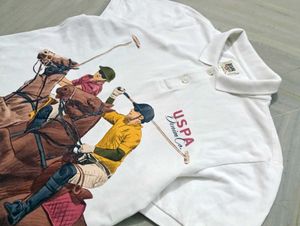 USPA Polo T-Shirt Size - M