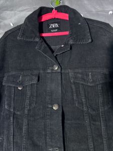 Zara Black Denim Jacket