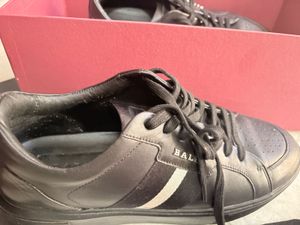Bally Black Leather Sneakers