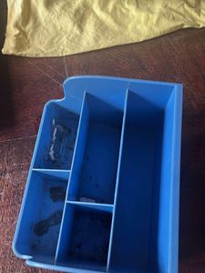 Blue Desk Organizer
