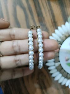 Black Choker with Metal earring