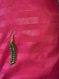 Green Beaded Jewelry Set