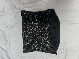Sparkling Sequin Strapless corset Top