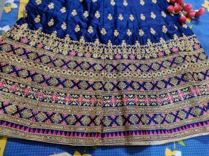 New Royal Blue Lehenga
