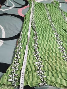 Green Printed  Maxi
