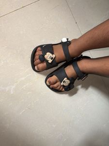 baby boy sandals black colour
