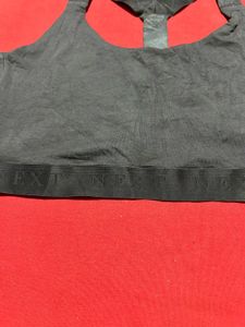 Next Black Racerback Sports Bra