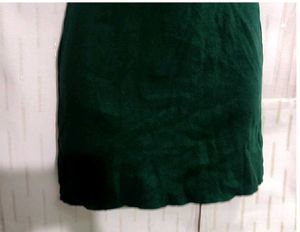 Green Mini Dress Length 32
