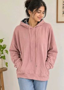 Women's Dusty Peach / Blush Pink Hooded Sweatshirt