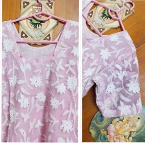 NEW Pink fancy Kurta Set with Dupatta