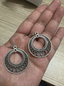 Boho Style Round Earrings