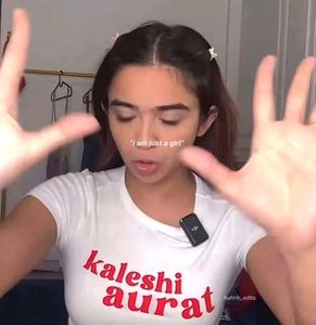 kaleshi aurat croppie very demure