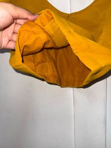 Mustard Yellow Ethnic Blouse