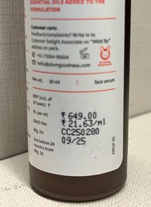 Plum Vitamin C Serum for Glowing Skin