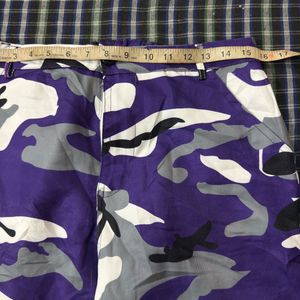 Purple Camo Cargo Pants