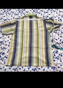 👕 Filmore Striped Collared Polo T-Shirt