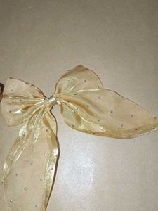 Sparkling Bow Hair Clip